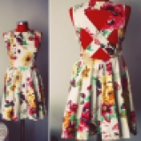 Cross back mini dress by Dido Suu
